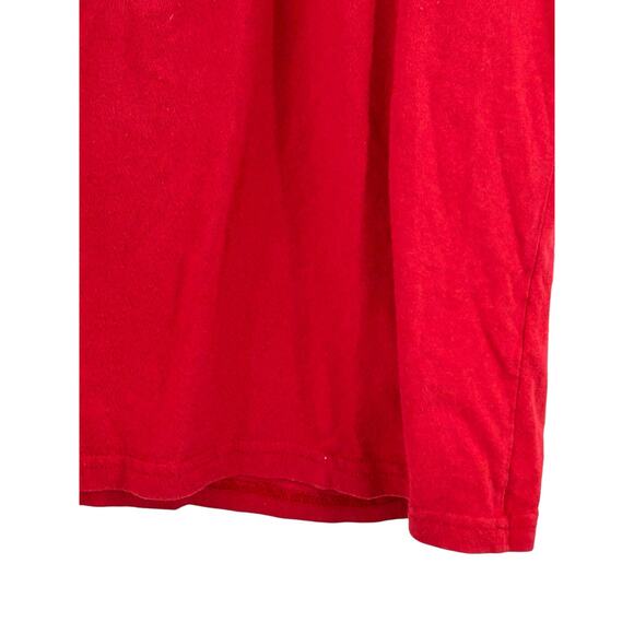 LIT Men’s Large Red Christmas T-Shirt Holiday Theme short sleeve - Picture 4 of 7